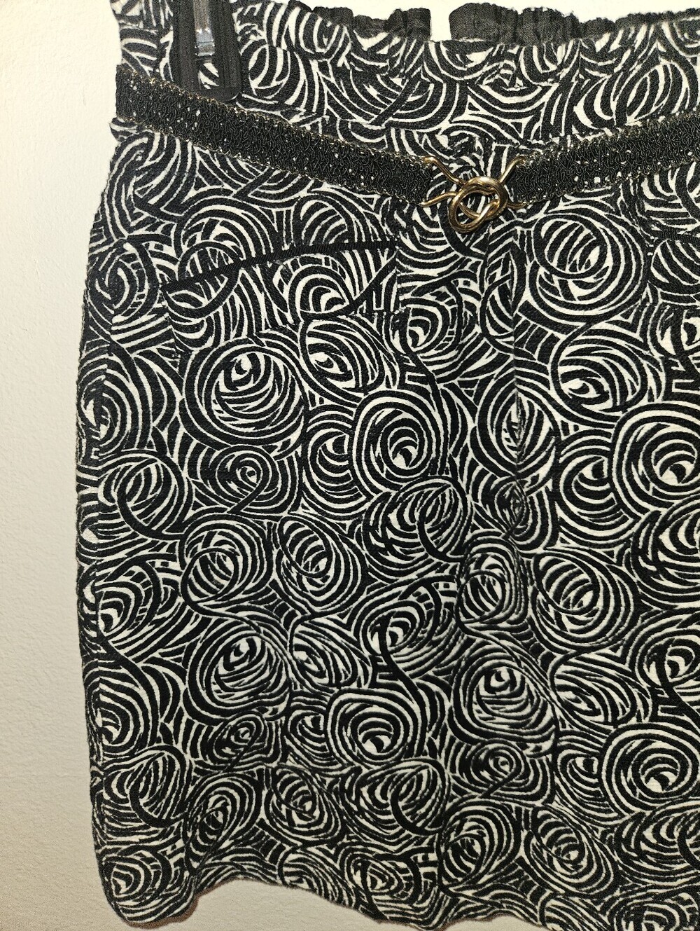 Elevenses Womans Black And White Skirt Size 4 - Picture 3 of 12